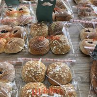vegan plain cereal bread (aka vegan oat/sesame buns) at DJ Bakery - Hougang Str 21 in Northeast Singapore
