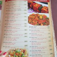Menu at Rasoi Magic in Ao Nang