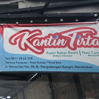 Name at Kantin Tirta in Kuta