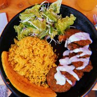 Parte del menú del día  #Veganuary at Madreselva in Bogota