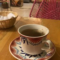 Cup of tea at Madreselva in Bogota