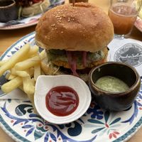 Sultana burger  at Madreselva in Bogota