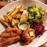 Tofish and chips at Dis Leur in Bordeaux