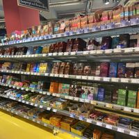 Chocolate aisle  at Basic in Berlin