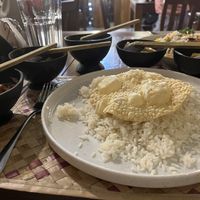 Curry Vegetable and Rice  at Ceylon Curry House in Mirissa