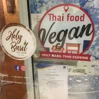 All menu items can be made vegan at Holy Basil Thai in Windsor