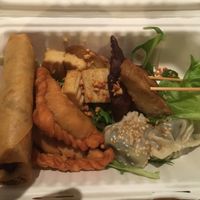 Mixed vegan starter delivered - very good!  at Holy Basil Thai in Windsor