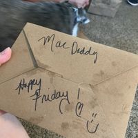 Sweet note on my sandwich box 💕 at Annie O Loves in Charleston