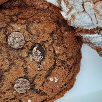 Tasty cookie at Honeytrap Bakery in Glasgow