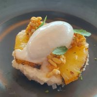 Coconut rice pudding ~ 8/3/21 at Artemis in Central Singapore