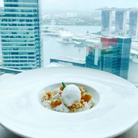 Rice pudding (coconut icecream) at Artemis in Central Singapore