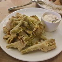Fried artichoke at Artemis in Central Singapore