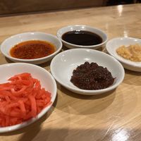 Condiments   at Taro Ramen in Greenslopes