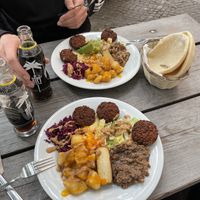Vegan platter  at Nil - Oppelnerstr. in Berlin