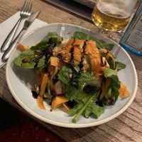 Courgette and carrot “tagliatelle”  at The Royal Hotel in Kirkby Lonsdale