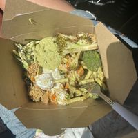 Mixed salad  at Iwtopia Deli in Aberystwyth