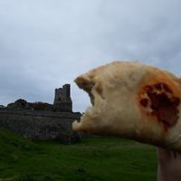 Tasty pasty at Iwtopia Deli in Aberystwyth