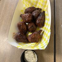 bbq wings  at Sunshine Vegan Eats in Buffalo