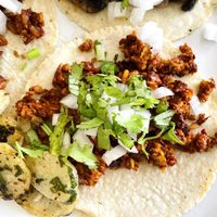 Oatmeal taco  at Salsitas Taqueria Vegana in Zihuatanejo
