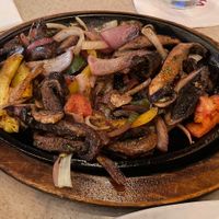 Mushroom fajitas   at Miguel's Cocina in San Diego