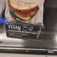 Vegan sandwich at Caffe Nero in Boston