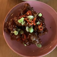 Cauliflower bites (sssooooo good!) at Shrub in Chester