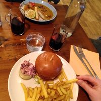 Burger & katsu curry at Shrub in Chester