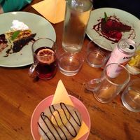 Doughnut, Jaffa cake & chocolate torte. Mulled cocktail at Shrub in Chester