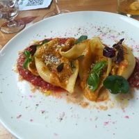 Stuffed pasta shell main at Shrub in Chester