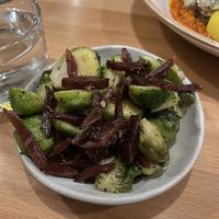 Sprouts & ‘Bacon’ side at Shrub in Chester