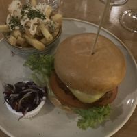 Beyond burger at Shrub in Chester