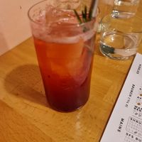 Berry and rosemary soda at Shrub in Chester