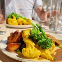 Sunday roast with cauliflower cheese at Shrub in Chester