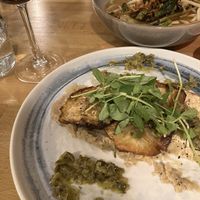 Ramen bowl and celeriac steak    at Shrub in Chester