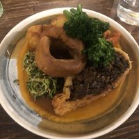 Oyster mushroom wellington roast dinner  at Shrub in Chester