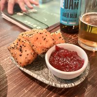 Deep fried 'Camembert’ #Veganuary at Shrub in Chester