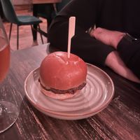 Fake beef burger   at Shrub in Chester