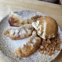 Apple dumplings  at Shrub in Chester