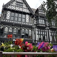 View from terrace  at Shrub in Chester