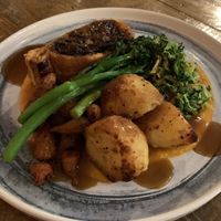 Sunday lunch   at Shrub in Chester