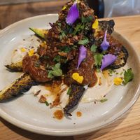 BBQ Courgette at Shrub in Chester