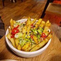Szechuan fries at Shrub in Chester