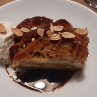 Bread and butter pudding at Shrub in Chester