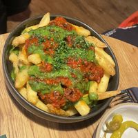 Loaded fries - huge portion!  at Shrub in Chester
