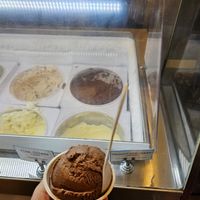 XXXL Chocolate (Piña Colada under it) at Humphry Slocombe in San Francisco