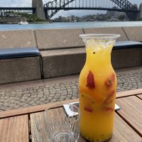 Mimosa with passion fruit  at Opera Bar in Sydney