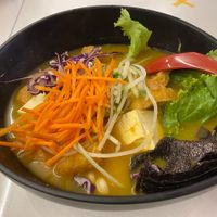 Miso udon at Red Apple Veggie Cafe 红苹果素食 - Fortune Centre in Central Singapore