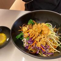 Mushroom ramen at Red Apple Veggie Cafe 红苹果素食 - Fortune Centre in Central Singapore