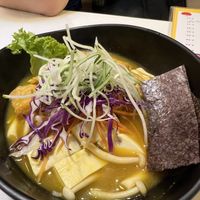 Miso ramen weekend special  at Red Apple Veggie Cafe 红苹果素食 - Fortune Centre in Central Singapore