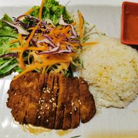 Black paper chicken chop at Red Apple Veggie Cafe 红苹果素食 - Fortune Centre in Central Singapore